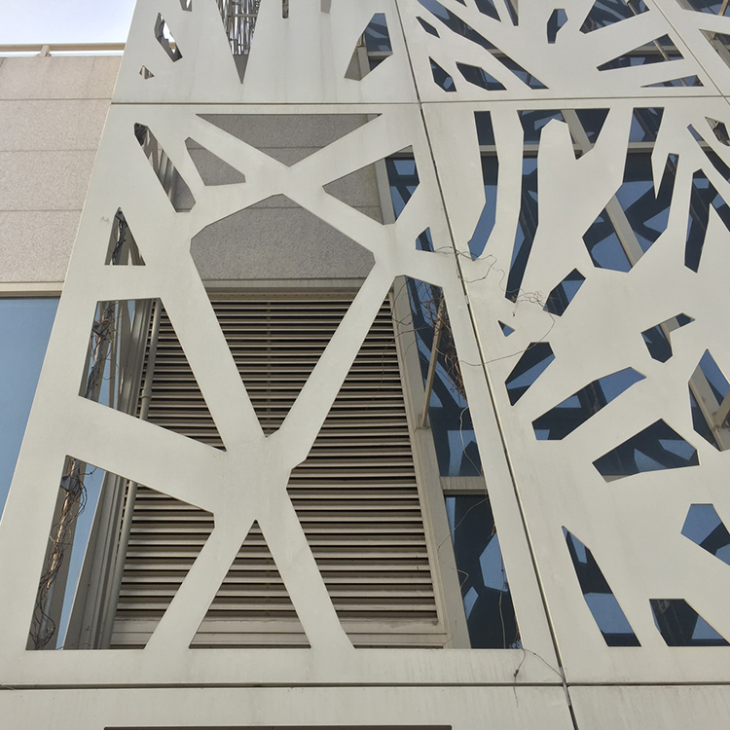 Powder Coated Laser Cut Metal Panel