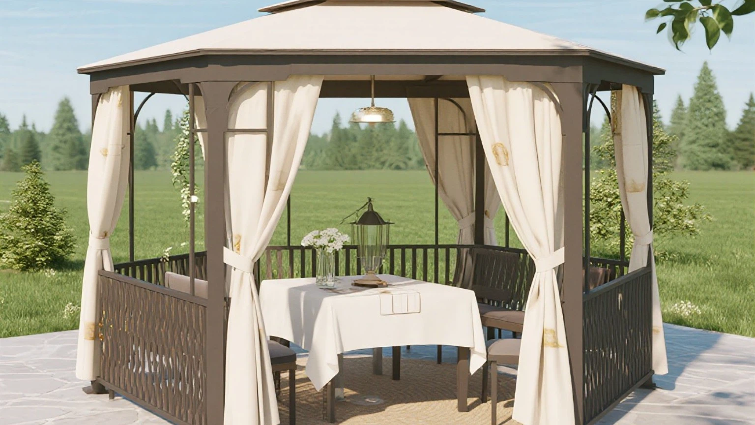 Metal Gazebo 6x3 Metal Gazebo 6x3